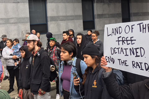 Hundreds Rally in San Francisco to Denounce ICE