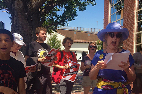 Bay Area Demonstrators Join with Movimiento Cosecha to Stop ICE