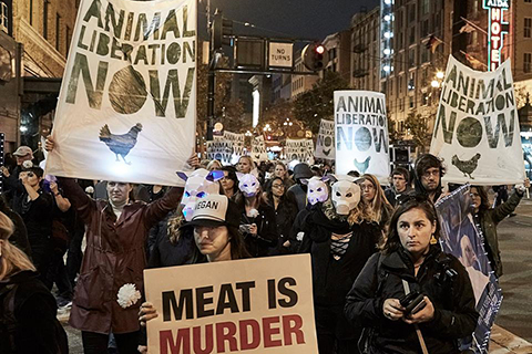 Halloween March for Animal Rights