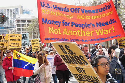 San Francisco Bay Area Says Hands Off Venezuela