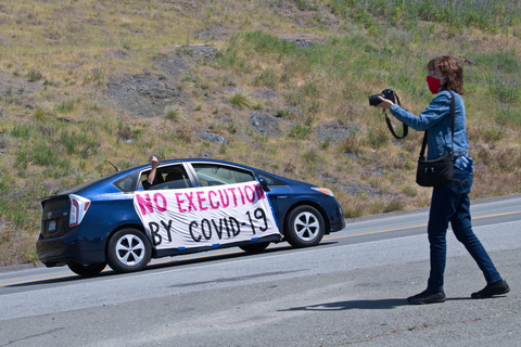 San Quentin Gets Car Caravan Protest