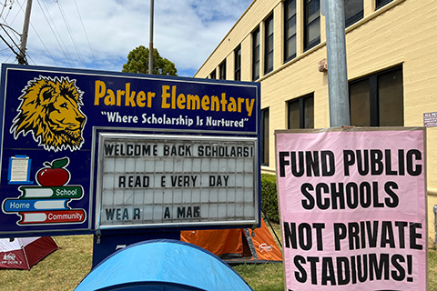 Support Oakland Parker Elementary Occupation — Stop The Public School Closures