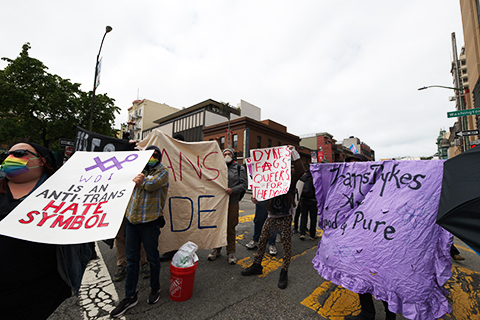 Terf Rallies Standing Up to the TERFs in San Francisco : Indybay